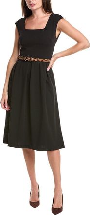 Julia Jordan Scuba Crepe Midi Dress