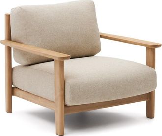 K Home Premium In-/Outdoor Loungesessel Tiranto, aus massivem Teakholz