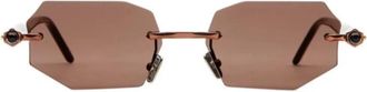 Kuboraum Maske P63 Zonnebril - unisex - Zonnebrillen - Bruin - 56 MM - Accessoires