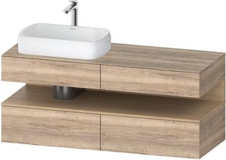 Duravit Qatego Consola Mueble Bajo Lavabo, 2 Extensiones, 2 - Duravit