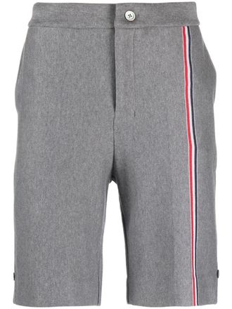 Thom Browne Bermuda shorts met RWB-streep - Grijs