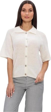 Y.A.S Y.a.s, Truien & Vesten, Dames, Wit, XS, Yasdura 2/4 Knit Cardigan