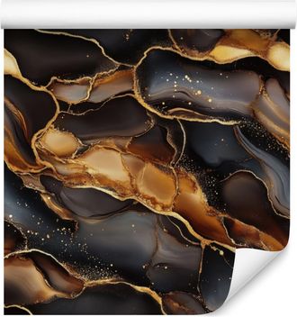 OEM Carta Da Parati Color Ruggine E Marrone Per Soggiorno E Camera Da Letto, 50x1000 Cm