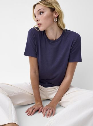 Icone Womens Short-sleeve supple knit T-shirt