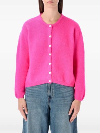 American Vintage Cardigan Vitow con bottoni - Rosa
