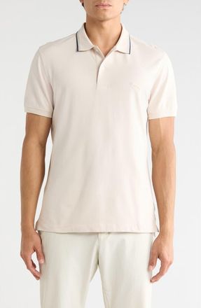 Rodd & Gunn Gowerville Tipped Polo in Oatmeal at Nordstrom Rack, Size Xx-Large