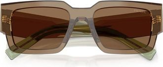 Prada Sunglasses, unisex, Brown, Size: 54 MM Prb17S Sunglasses