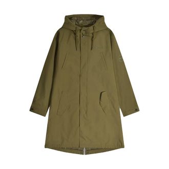 Lambretta Mens Ripstop Waterproof Parka (Khaki Green) - Size X-Large