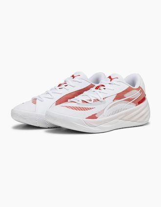 Puma Mens All Pro Nitro Team Basketball Trainers - White - Size: 10.5