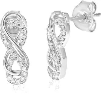 Vir Jewels 1/6 cttw Lab Grown Diamond Dangle Earrings in Sterling Silver With Push Backs For Women
