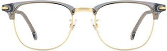 Carrera 50mm Rectangular Optical Glasses in Grey Gold at Nordstrom