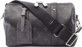 Louis Vuitton Borsa a spalla City Keepall Monogram Eclipse 2021 - Grigio