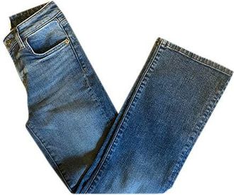 Current Elliott Mid-wash denim Lou cropped kickflare jeans Size 25/63