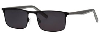 Tom Tailor Sonnenbrille TOM TAILOR Modell 677000, Herren, grau, schwarz, matt, Sonnenbrillen Sonnenbrille, Form Karree/Eckig, Logoschriftzug auf B&uuml;gel, Kombifass