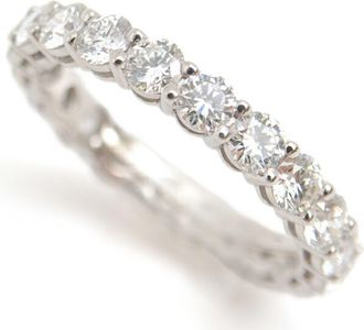 Tiffany & Co. Silver Platinum 950 Band Ring (Pre-Owned)