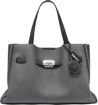 DKNY Bryar Large Satchel in Black Denim at Nordstrom
