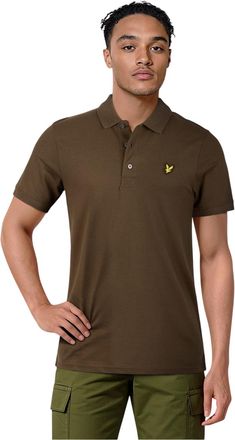 Lyle & Scott Herenpolo met korte mouwen (Olijf)