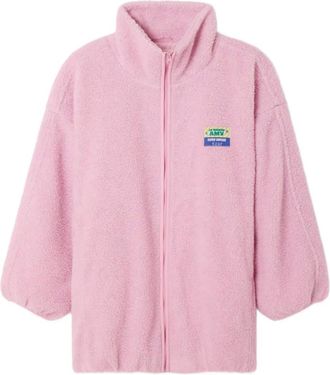 American Vintage Giacca oversize Hoktown con zip - Rosa