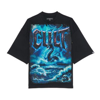 Cult of Individuality OVERSIZED SHORT SLEEVE CREW NECK TEE SEA OF SORROW