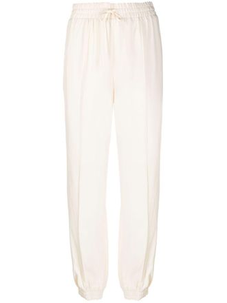 Jil Sander drawstring tapered trousers - Neutrals