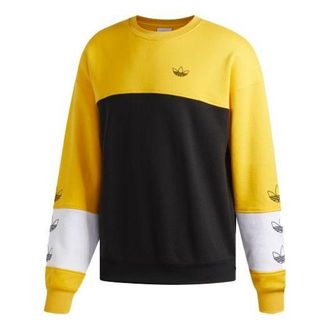 adidas originals Rivalry Crew Casual Sweatshirt Men Yellow DZ9137