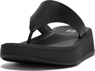FitFlop F-Mode Platform Sandal in All Black at Nordstrom Rack, Size 10