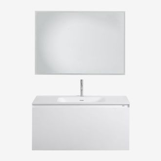 Sklum Conjunto De Mueble De Ba&ntilde;o En Madera Con Lavabo Integrado Macrae Sklum