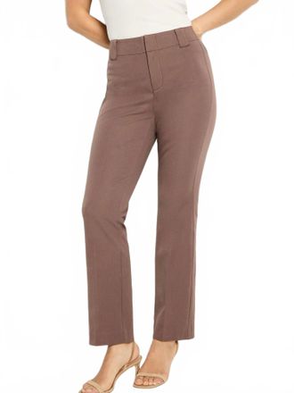 Nic+Zoe Plaza Demi Boot Ankle Pants In Cocoa