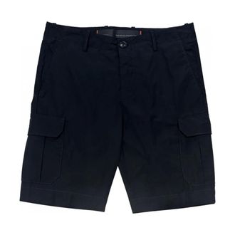Roberto Ricci Design Casual Shorts, male, Blue, S, Cargo Bermuda Shorts Navy Blue