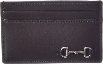 Gucci Horsebit Leather Card Holder