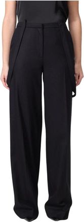 PT01 Zwarte broek voor mannen - Dames - Wijde Broeken - Zwart - 2XS - Broeken