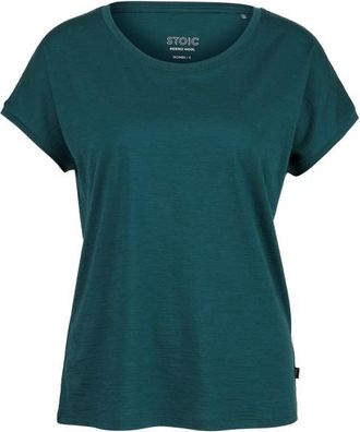 Stoic Merino155 LaholmSt. Loose Shirt Merinoshirt f&uuml;r Damen | blau