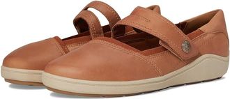 Clarks Bryianne Janey Womens Dress Flat Shoes Tan Leather : 7.5 B - Medium