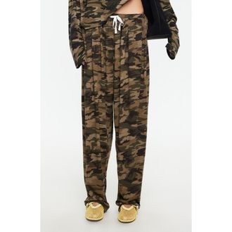 Lioness Aura Pull-On Pants in Camo at Nordstrom, Size X-Small