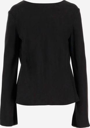 By Malene Birger Laura Shirt In Cupro And Viscose