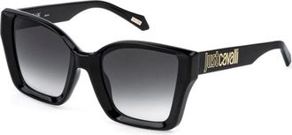 Just Cavalli Sjc 147 Zonnebril - Dames - Zonnebrillen - Zwart - 54 MM - Nylon - Accessoires