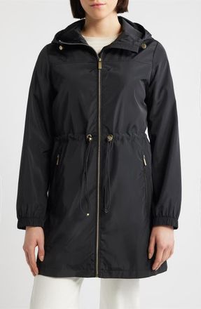 Michael Kors Hooded Anorak Jacket in Black at Nordstrom, Size X-Large