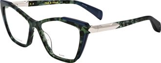 Rag & Bone Rag & Bone Womens 54 mm Green Opticals