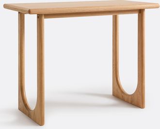 La Redoute Interieurs Bartafel, massief eiken en gefineerd, 140 cm breed, DOUVE