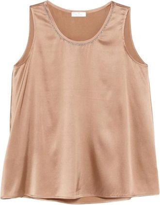 PANICALE Mujer, Camisetas, Beige, Talla: M