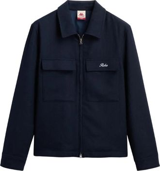 Kappa Giovani Bomako Jacket - Heren - Zomerjassen - Blauw - S - Wol - Jassen