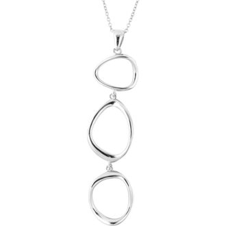 Lucy Quartermaine Volcan Necklace in Sterling Silver at Nordstrom, Size 20