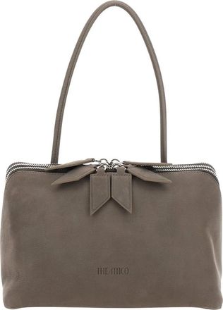 The Attico Schoudertas - Dames - Schoudertassen - Beige - ONE Size - Leer - Tassen