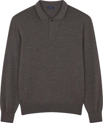 Paul & Shark Merino Extrafine polo shirt, Man, Falcon, Size: XXL