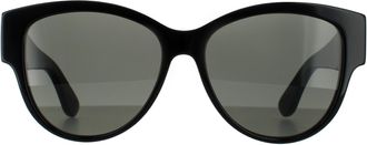 Saint Laurent Oval Black Grey SL M3 Sunglasses