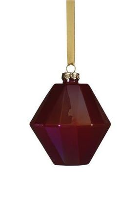 Zodax Set of 6 Red Luster Faceted Ornaments at Nordstrom Rack