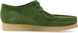 Clarks Wallabee 2604 su&egrave;de schoenen - Groen
