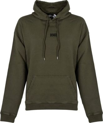 Dsquared2 Icon Loose Fit Hoodie - - Sweatshirts & Hoodies - Uomo - Verde - S
