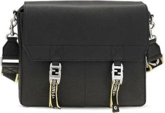 Fendi Bolso Mensajero FF Logo - Bags - Hombre - Negro - ONE SIZE
