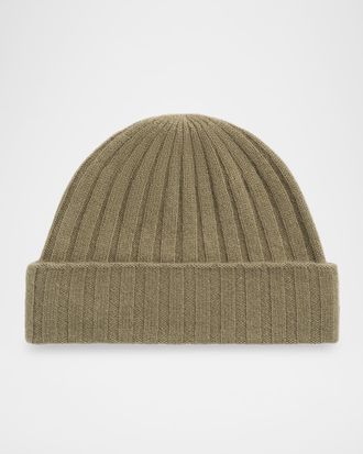Toteme Wide-Ribbed Cashmere Beanie